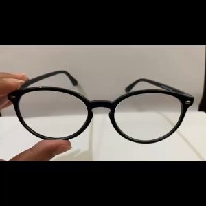 kacamata baca Lensa Plus +1.00 +1.25 +1.50 +1.75 +2.00 +2.25 +2.50 +2.75 +3.00 Bentuk Oval Frame Hitam Lensa Bening - KACA MATA PLUS OVAL KOREA STYLE