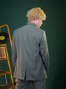 Anime Spy Family Loid Forger Cosplay Costumes Twilight Shirt Jacket Pant Uniform Suit Halloween Party Mens Outfits