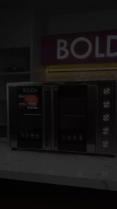 BOLDë Baking Oven Dual Arc 120 liter OV-120L Kapasitas Ekstra Besar 120L Teknologi Pemanasan Insulasi Ganda 3D Convection System Rotisserie 360° Rotation Timer 120 Menit Stay On Function
