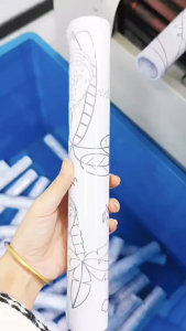 Gulungan Kertas Anak 300CM Mewarnai Grafiti Stiker Edukasi DIY Mainan Lukisan Potong Usia Dini