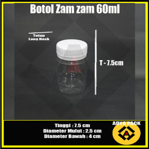 BISA COD (isi 10) Botol Zam zam 100ml 80ml 30ml Botol zam zam polos Botol Plastik polos Botol Pet