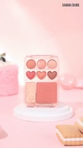 SIVANNA COLORS MINI HEART EYE & CHEEK PALETTE HF704 ชีเวนน่า คัลเลอร์ส มินิ ฮาร์ท อาย แอนด์ ชีค พาเลทท์