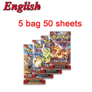Takara Tomy | 360PCS English Pokémon Cards Game MEGA EVOLUTION SCARLET&VIOLE 151 Prismatic Booster Battle Transaction Card