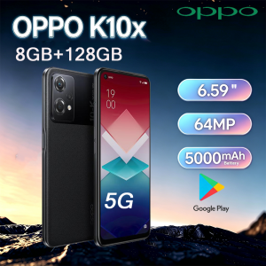 OPPO | OPPO K10x  Unlocked  Smartphone 6.59" 120Hz High Refresh Screen 8+128GB 64MP HD Camera 5000mAh Battery Dual SIM Mobile Phone