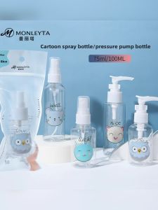 MONLEYTA | Portable Travel Size Bottle Set Bath Gel Shampoo Hydrating Spray Bottle Dispenser Easy Carry On For Outings And Trips
