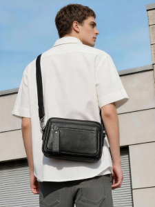 Pierre Cardin | New Genuine Leather Crossbody Bag