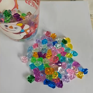 คริสตัลสี หินคริสตัล คลิสตัสรวมสัตว์ทะเล ตกเเต่งตู้ปลา เม็ดหินสี หินพลาสติกสี V136 ส่งจากไทย