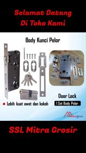 Bodi Pelor Pintu Besar Stainless Kunci Body Besar / Body Bodi Pelor Kunci Pintu Kupu Tarung