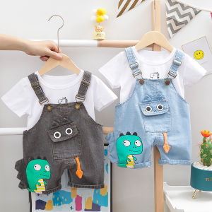 0-4 years Straps Casual baby suits for girls baju kanak kanak perempuan babys Boys clothes
