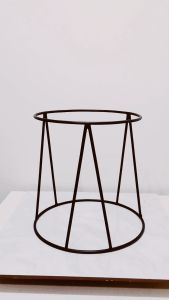 เทรงเตี้ย ขาตั้งกระถางต้นไม้, ขาตั้งเหล็ก, ขาตั้งกระถางสีดำ, ขาตั้งกระถางสีขาว** (ไม่รวมกระถาง) - Steel pot stand for plants