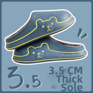 Waterproof Warm Anti-slip Fleece Slippers
