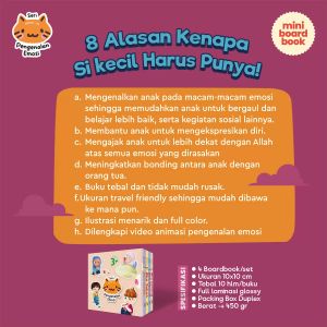 Seri Pengenalan Emosi Mini Boardbook Buku Anak