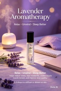 Safe Care Aromatherapy Roll On Essential Oil Lavender Lemongrass Forest