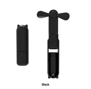 Quạt mini cầm tay TEKKIN TI-218 pin 2000mah 3 tốc độ gió kiêm dự phòng gập gọn bỏ túi