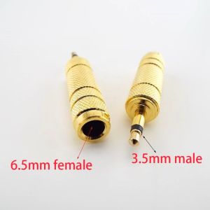 6.5mm to 3.5mm Headphone Adapter FemaleWear-resistant Jack Converter Audio Plug Easy Installment