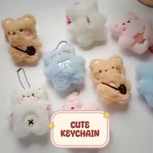 Mismi Gantungan Kunci Tas Hiasan Boneka Beruang Keychain Aksesoris Tas Lucu - KC3E