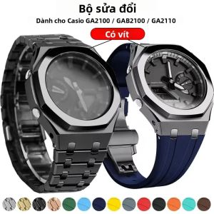 Bộ Kit Độ Gen4 Dành Cho Casioak GA2100 Gab2100 Vỏ Đồng Hồ Bằng Thép Không Gỉ 316L Khung Độ Chế Tạo Sang Trọng Phụ Kiện Kim Loại Cao Cấp Cho GA2110