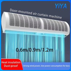 0.6m/0.9m/1.2m Low-Noise Air Curtain - Power-Saving Design Efficient Wind Shield for Restaurants