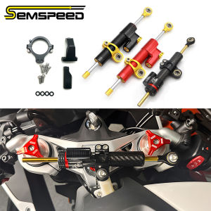 SEMSPEED Motorcycle CNC Direction Steering Damper Shock Absorber Stabilizer Mount For CFMOTO 675SR 2024-2025