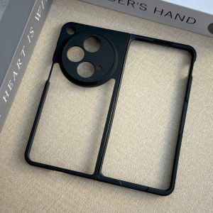 Ultra-Thin Frosted Skin-Like TPU Soft Edge Anti-Fall Protection Hole Precision Transparent Simplistic Design for OPPO Find N3 Honor Magic V2 VivoxFold2