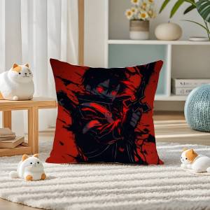 Bandai | Sword Art Online Virtual World Anime Plush Pillow Cover Soft Short Plush Cushion Cover For Sofa Bedroom Home Decor Gift