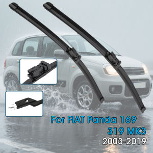 Car Wiper Blades For FIAT Panda 169 319 MK3 2003-2019 Windshield Windscreen Front Window Blades Car Accessories