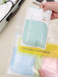 7pcs Ladies Disposable Cotton Underwear Travel Panties Maternity Panties 7条装女性一次性内裤