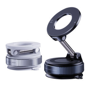 CHECKON | Magnetic Car Phone Holder Vacuum Suction Rotatable and Foldable