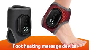 Wireless Ankle Massager Rechargeable Foot Massage Device for Feet Ankles and Calves Vibrating Ankle Pad for Muscle Relax