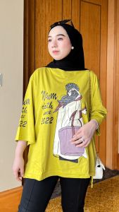 [TERLARIS] Tunik Long Sleve Terbaru Baju Wanita // Atasan Wanita Terbaru MUSLIAH MELUR Tangan Panjang NEUM // Kaos Wanita // COD // SIZE M-L-XL-XXL