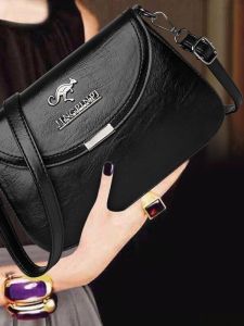 Genuine Leather Womens Bag 2025 New Style Crossbody Shoulder Bag Mobile Phone Bag Large Capacity Mom Bag Commute Fashion