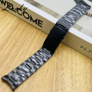 39.7mm Mens Watches Metal Moon Back Cover Case Fit VK63 Movement Case Watch Accessories Watch Parts Fits 20mm Strap Watch Box