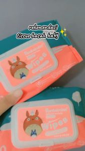 Tissue Basah Bayi Newborn Tissue Ganti Popok Diapers Anak Baby Wet Wipes 80s Perlengkapan Bayi Tisu Basah Wajah Perawatan Kecantikan Murah Tanpa Parfum Pewangi & Alkohol