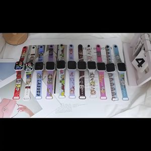 Jam tangan anak Lucu Karakter Labubu SANRIO Marvel DLL - Jam Apel