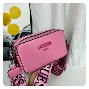 2024 Foreign Trade Popular Wide Shoulder Strap Letter Camera Bag High Texture Womens Shoulder Messenger Bag All-Match Small Square Bag