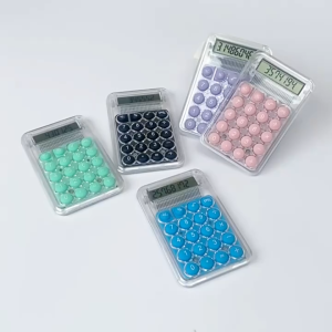 ★SG Ready Stock★Mini Calculator Button Battery Silicone Keyboard Touch Button for Calculator Portable Multiple Color