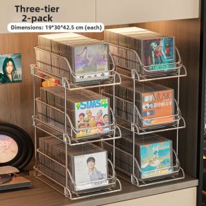 UBT | Desk Pull-out Organizer for Vinyls CDs Tapes
