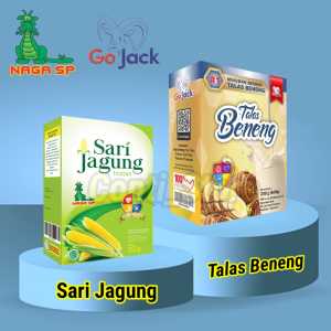 Paket Hemat Susu Sari Jagung Naga SP + Sari Talas Beneng Susu Bubuk