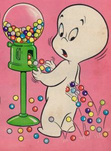 KAYOU | Oil Painting By Numbers Vintage Cartoon Specter And Candy Dispenser Paintings For Bedroom Wall Art Creative Decorations
