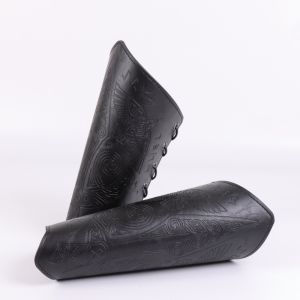 2 Pack Faux Leather Wristbands Viking Medieval Arm Guards Wristbands Halloween Accessories
