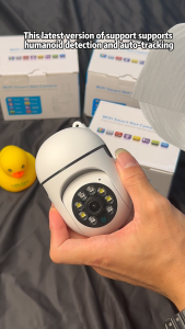 YooSee Kamera CCTV  Mini Jarak Jauh V380 pro CCTV 1080P Dalam dan Luar Ruangan 360 Panorama Nirkabel cctv sambung hp jarak jauh WiFi Terhubung ke