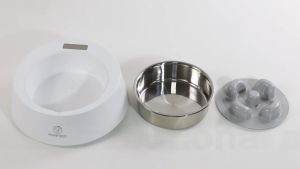 Tempat Makan Anjing Kucing Canggih Digital dengan Timbangan Pet Bowl Weighing Food Papifeed