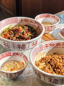 Bát Đựng Mì Sợi Hunan Thương Mại Cổ Điển Chữ Fu Lớn Dùng Để Trộn Mì Và Đựng Mì Sợi Dùng Cho Mọi Lứa Tuổi