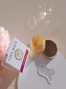 Gold Powder Lash Perming Solid Cream Sticky Paste Eyelash Fixing Tool Silicone Brush Lip Brush Double-Headed for Beauty Tools