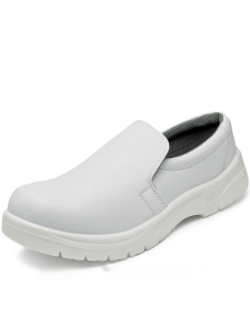 White ESD Safety Shoes Anti-Smashing and Anti-Penetration Steel Toe Cap Safety Shoes Food Factory Non Slip Workshop No Dusty Clean