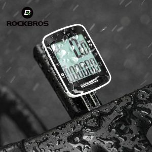 ROCKBROS Bicycle Computer Wireless Bluetooth GPS Beidou Digital Cycling Stopwatch USB IPX7 Waterproof MTB Road Bike Speedometer