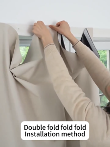 100%Blackout Curtain Blackout langsir tingkap murah decoration living room Bedroom Thermal insulated