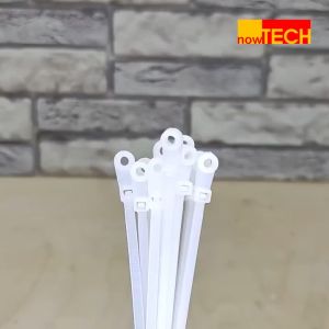 100 dây thít dây rút lạt nhựa màu trắng đen có đầu bắt vít các cỡ 15cm (4x150) và 20cm (5x200)