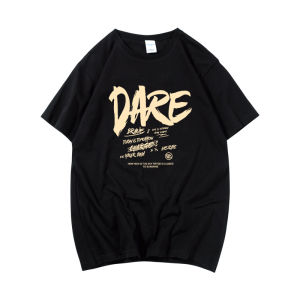 Summer 2026 Mens Loose Fit Cotton T-Shirt Short Sleeve Fashionable Hong Kong Style Casual Breathable round Neck Tee