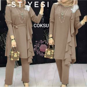 GAMIS Yessica / GAMIS BRUKAT / BAJU LEBARAN / PAKAIAN WANITA / GAUN PESTA / KEBAYA / JUMBO SIZE